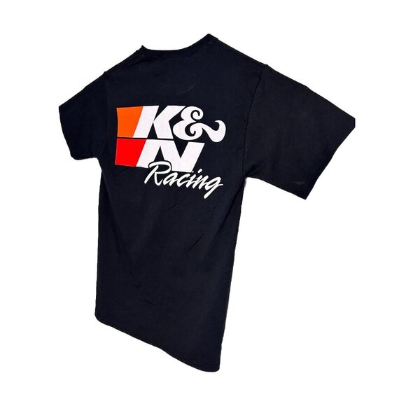 K&N Racing NEW t-shirt size L black mechanic garage car parts large automotive - Picture 4 of 9